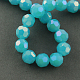 Electroplate Glass Beads Strands EGLA-R017-4mm-M-2