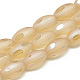 Electroplate Glass Beads Strands EGLA-Q106-A09-1
