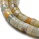 Brins de perles d'amazonite de fleurs naturelles G-C084-D02-01-4