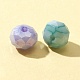 104Pcs 8 Colors Opaque Baking Painted Glass Beads Strands EGLA-FS0001-27-3