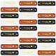 Gorgecraft 60pcs 3 étiquettes en cuir pu couleur DIY-GF0004-73-1