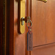 Gorgecraft 2 Stile gravierter Holz-Schlüsselanhänger mit Wort „Seine einzige/Seine Königin“-Lehrer-Schlüsselanhänger WOOD-GF0001-81-5