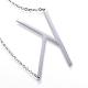 304 Stainless Steel Pendant Necklaces STAS-D162-12K-3