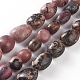 Natural Rhodonite Beads Strands G-O181-08-1