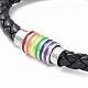 Rainbow Pride Bracelet BJEW-F425-01A-2