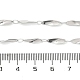 304 cadena de eslabones ovalados torcidos de acero inoxidable CHS-K017-02P-3