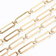 Brass Paperclip Chains CHC-S009-009G-1