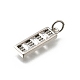 Латунные микро проложить кубического циркония подвески KK-P295-36P-2