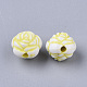 Perles en acrylique de style artisanal MACR-S299-029A-2