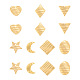 28 pièces 7 style 304 pendentifs en acier inoxydable STAS-TA0004-75-2