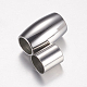Baril 304 fermoirs magnétiques en acier inoxydable avec emembouts à coller STAS-I026-05-3