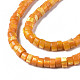 Brins de perles de coquillages naturels de troca SHEL-S278-027F-3