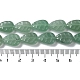 Natürlichen grünen Aventurin Perlen Stränge G-M418-A03-01-5