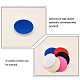 6 Uds 6 colores tela de nailon base redonda para sombrero para sombrerería AJEW-FG0002-79-4