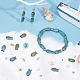 Sunnyclue bricolage kit de fabrication de bracelet extensible en perles de poisson EGLA-SC0001-10-4