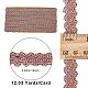GORGECRAFT 12Yds 5/8 Inch Metallic Braid Lace Trim Scroll Gold Lace Ribbon Wavy Embroidery Edge Trimmer Ribbon Supplies for Sewing DIY Crafts Curtain Garments Christmas Decoration Gift Wrapping OCOR-WH0082-33C-2