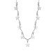SHEGRACE Rhodium Plated 925 Sterling Silver Pendant Necklace for Women JN704A-1