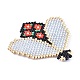 Handmade Seed Beads Pendants SEED-I012-27-2