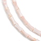 Eau douce naturelle de coquillage perles brins SHEL-G013-01L-3