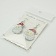Fashion Earrings for Christmas EJEW-JE00365-04-3