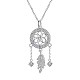 925 подвесные стерлингового серебра ожерелья NJEW-BB48047-A-1