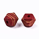 Painted Natural Wood Beads WOOD-T021-52A-08-2