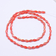 Faceted Bicone Electroplate Glass Beads EGLA-L004B-B07-2