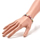 Bracelet extensible fait main en perles heishi en argile polymère BJEW-JB07306-3
