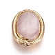 Naturale perle di quarzo rosa G-S260-11-1