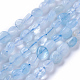 Chapelets de perles en aigue-marine naturelle G-P433-06A-2