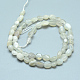 Brins de perles de pierre de lune grise naturelle G-D0002-B42-2