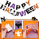 Bannière de joyeux halloween ahandmaker DIY-WH0453-12B-4