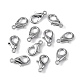Platinum Plated Alloy Lobster Claw Clasps X-E102-NF-2
