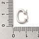Rhodium Plated 925 Sterling Silver Twister Clasps STER-E056-026P-A-3