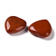 Piedras de palma de corazón de jaspe rojo natural G-M416-09D-2