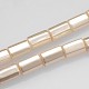 Column Grade A Polished Shell Pearl Bead Strands BSHE-F0010-15-1