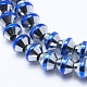 Chapelets de perles en verre électroplaqué EGLA-P035-B-FP04-3