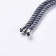 Fabricación de pulsera de hilo trenzado de nylon X-MAK-F018-07P-RS-4