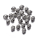 Perlas espaciadoras de plata tibetana A575-3