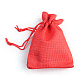 Buste con coulisse in sacchetti di imballaggio in tela imitazione poliestere ABAG-R005-17x23-18-2