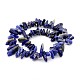 Teints et naturels brins de perles de lapis-lazuli G-J279-02-2