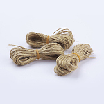 Corda di iuta, corda di iuta, spago di iuta, 2-ply, per fare gioielli, tan, 1mm, circa 10m / balla (10.936 iarde / balla)
