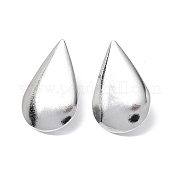 Placage ionique (ip) 304 accessoires de boucles d'oreilles en acier inoxydable STAS-F286-07P