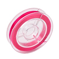 Gioielliere circa 65 yarde filo elastico lucido tratto 0.8mm filo di  poliestere lavorazione filo fai da te per braccialetti creazione di  gioielli con pietre preziose perline cucito artigianale - colore rosa  all'ingrosso 