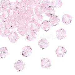 Abalorios de cristal austriaco de imitación, aaa grado, k9 vidrio, facetados, bicono, violeta, 6x6mm, agujero: 0.7~0.9 mm