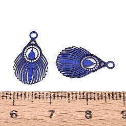 Pendentifs en acier inoxydable 430 peints par pulvérisation&nbsp;STAS-N121-08A