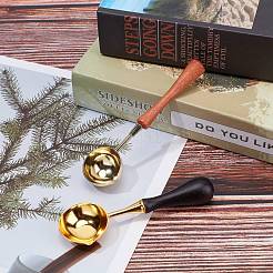 Holzgriff Wachs Versiegelungsstempel Schmelzlöffel&nbsp;AJEW-WH0021-63