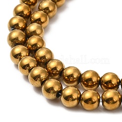 Electroplate non magnetici ematite Perle sintetiche fili&nbsp;G-E602-04F