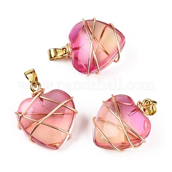 Murano Anhänger & Charms&nbsp;GLAA-T023-05H