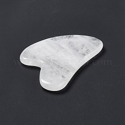 Natürliche Quarzkristall Gua Sha Bretter&nbsp;G-S336-57K